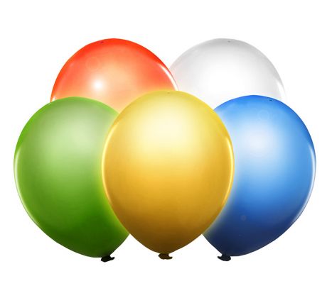 LED balóny 12 '', mix (1 bal / 5 ks)
