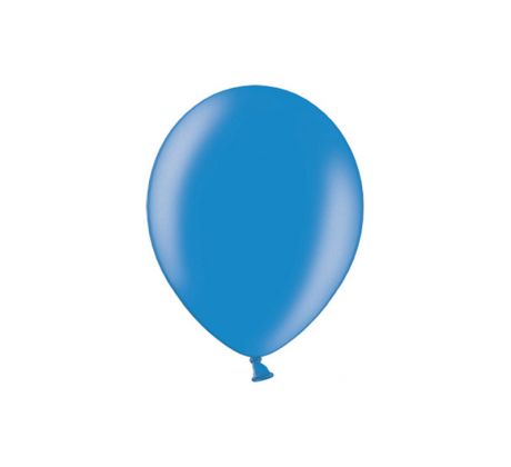Balóny metalické 29cm, modré (1 bal / 100 ks)